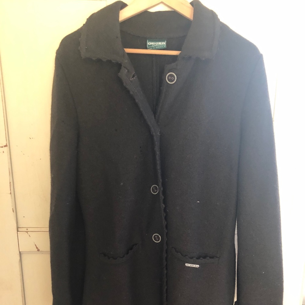 Geiger coat, brown wool